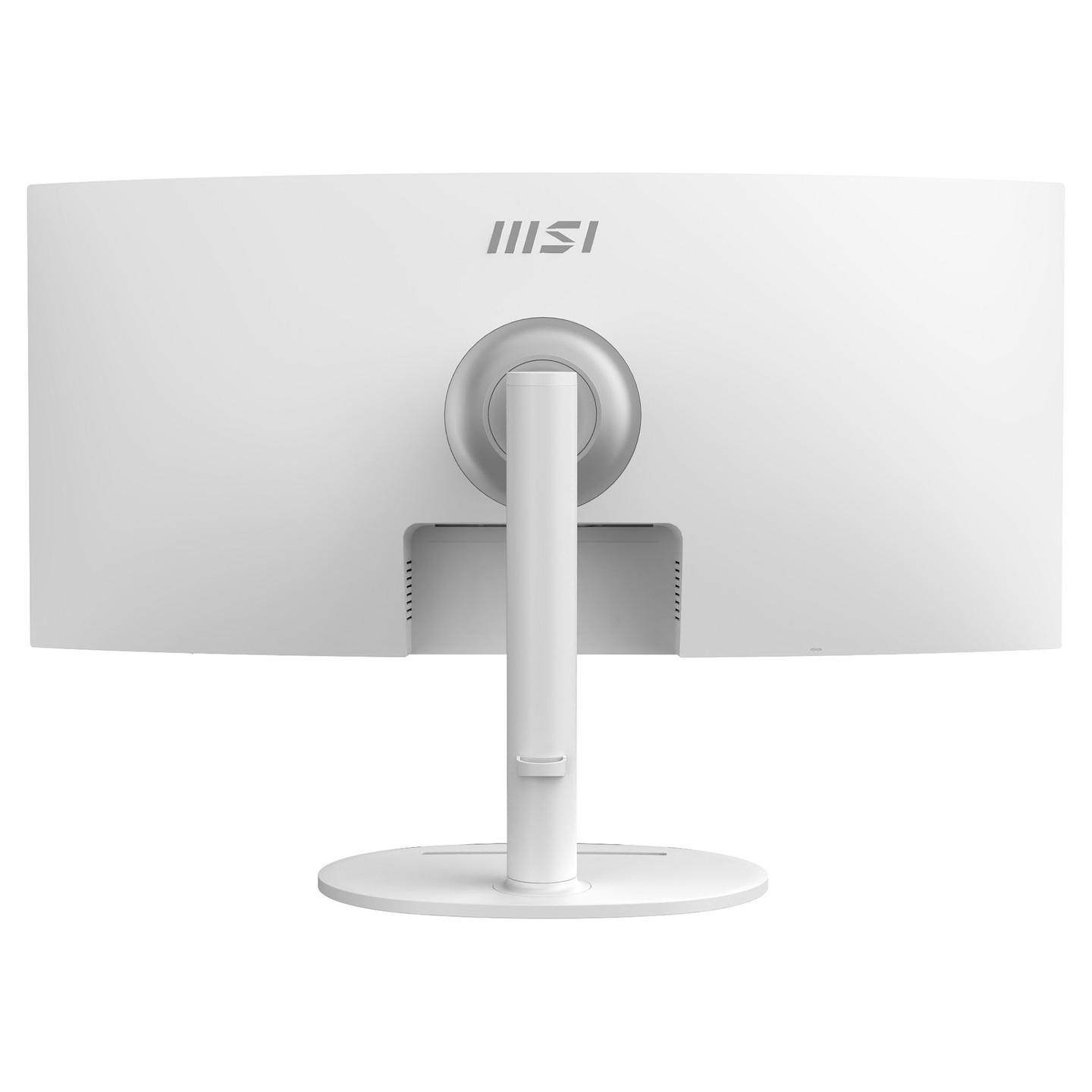 Monitor MSI Modern MD342CQPW, 34", UWQHD VA Curved, 120Hz, 1ms, 2xHDMI+DP+USB-C - Bardhë - 6