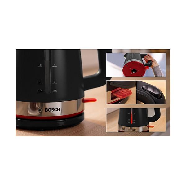 Çajnik Elektrik Bosch MyMoment TWK4M223, 1.7L, 2400W, 360° – Zezë - 5