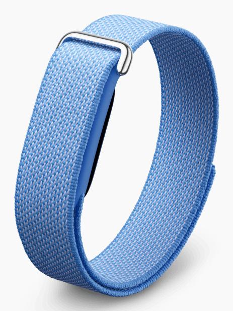 Google Fitbit Air – Fitness Tracker pa Ekran, Bluetooth 5.0 LE, Monitorim Pulsi/SpO₂/Gjumi, 5 ATM, Deri 7 Ditë, Blu - 2