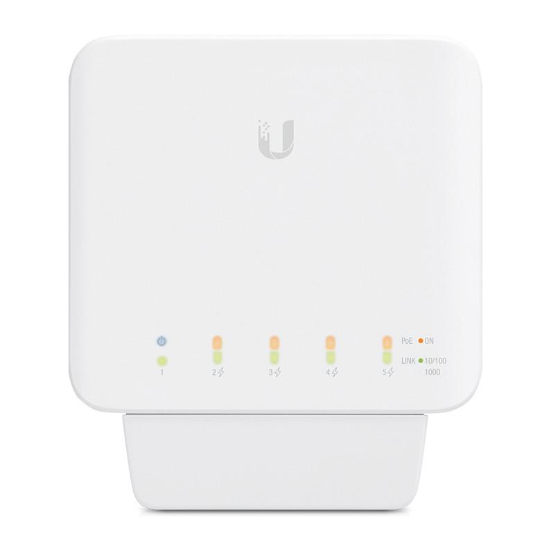 Switch Ubiquiti UniFi USW-Flex, 5x Gigabit Ethernet, 4x PoE+, Switching Capacity 10Gbps, Layer 2 Managed, Indoor/Outdoor - Bardhë - 3