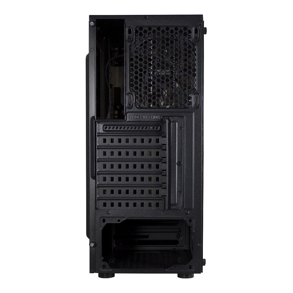 Kasë PC Inter-Tech Thunder / Midi Tower / ATX / 1x 120mm LED Fan / Acrylic Side Panel - Zezë - 4