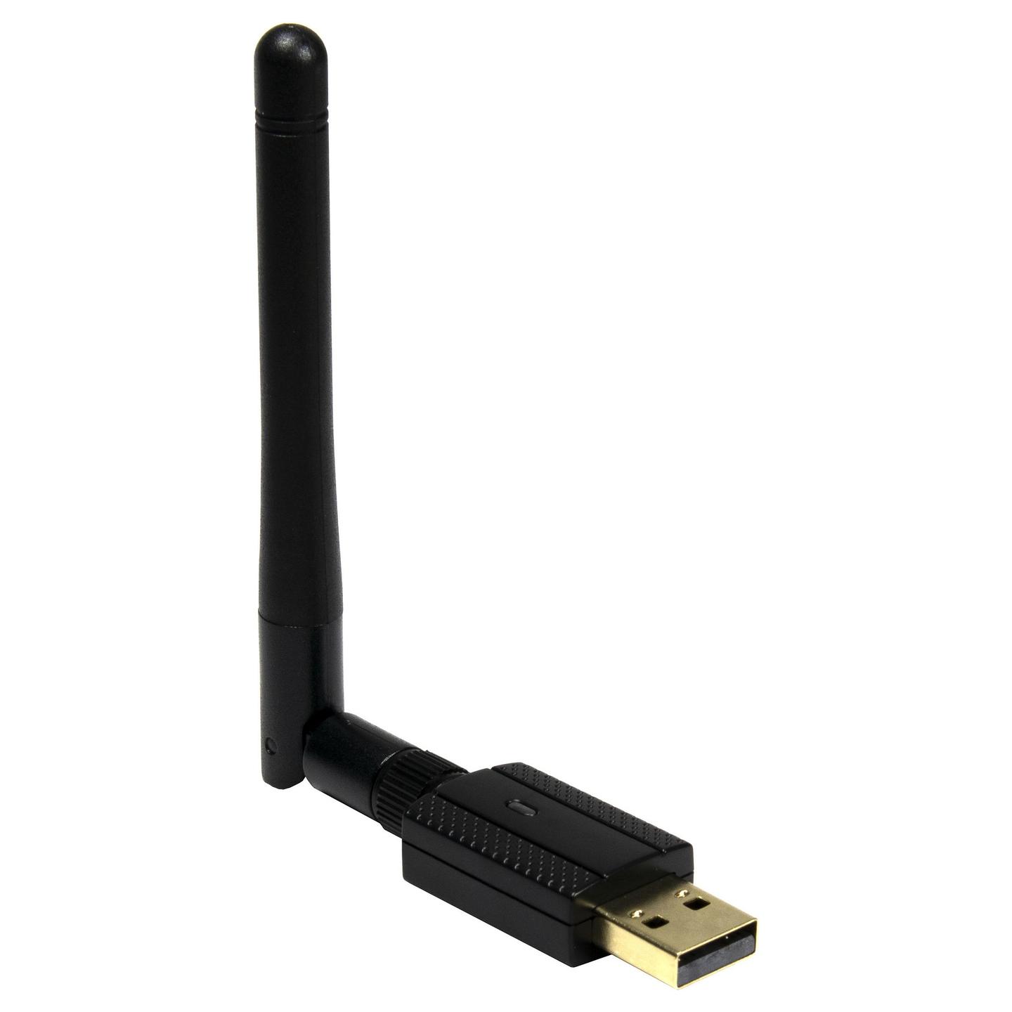 Antena për Rrjet WiFi USB Inter-Tech Argus EP-119 / Wi-Fi 5 802.11ac / 1200Mbps / Bluetooth 4.2 - Zezë