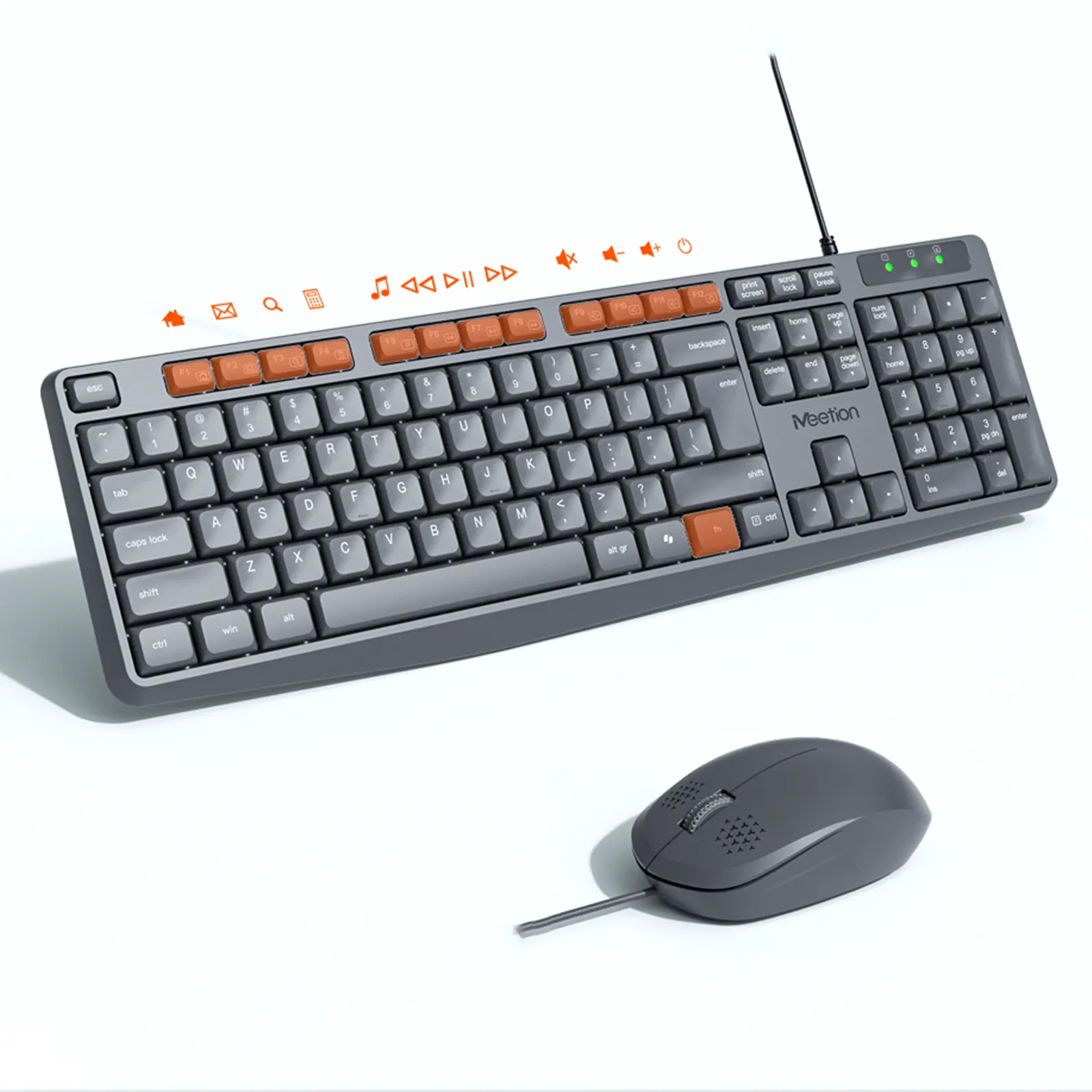 Combo (Tastierë & Maus) Meetion C235 / US Layout - Zezë - 2