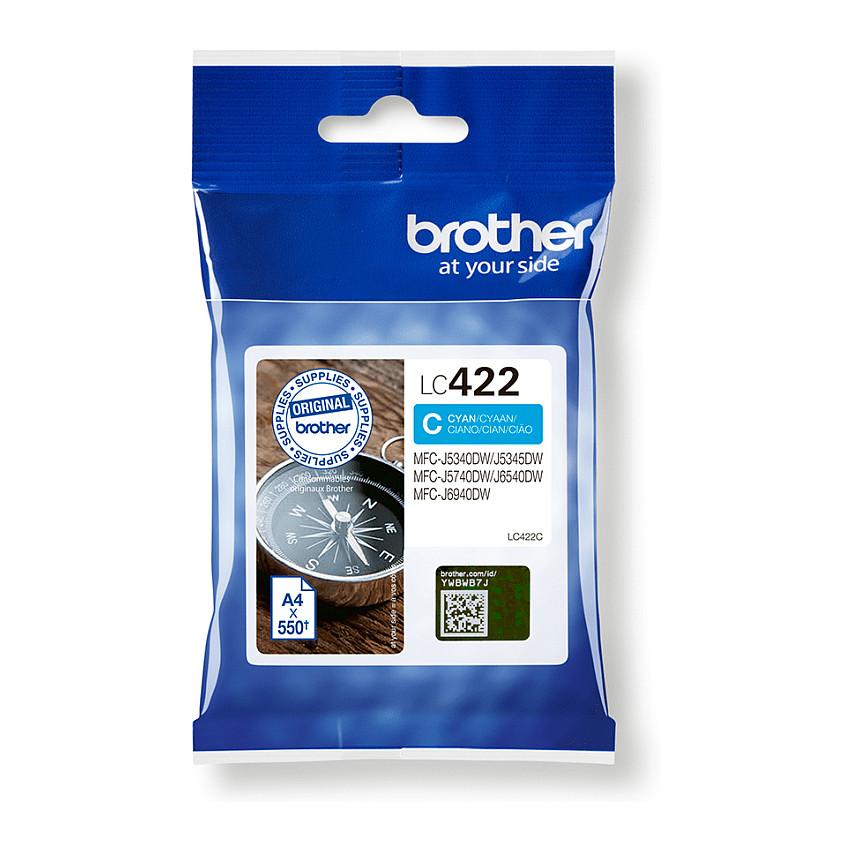 Ink Brother LC422C, 550 faqe - Blu