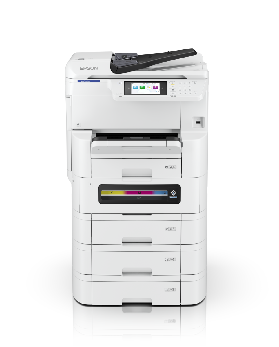 Printer Multifunksional Epson WorkForce Pro EM-C8100RDWF / Inkjet me Ngjyra A3 / 25 ppm / 4 në 1 / Wi-Fi/ Bardhë-Zezë - 3
