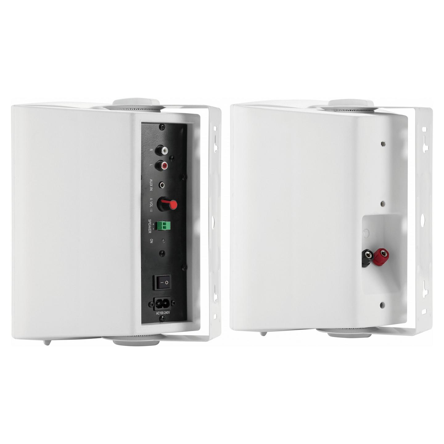 Altoparlantë Vision SP-900P / 2-Way / 2x27W / 5.25" Woofer / RCA & 3.5mm - Bardhë - 3