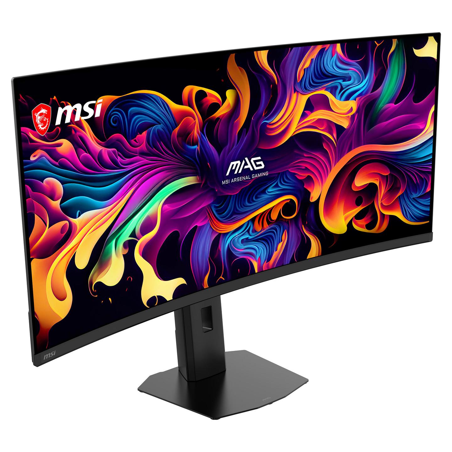 Monitor Gaming MSI MAG 341CQP QD-OLED X28 / 34″ / UWQHD QD-OLED Curved / 280 Hz / 0.03 ms / DisplayPort + HDMI + USB-Hub - Zezë - 10