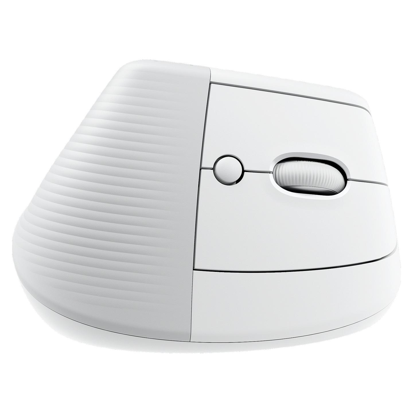 Maus pa kabllo Logitech Lift Vertical Ergonomic / Bluetooth + Logi Bolt / 4,000 DPI / 6 Butona - Bardhë - 6