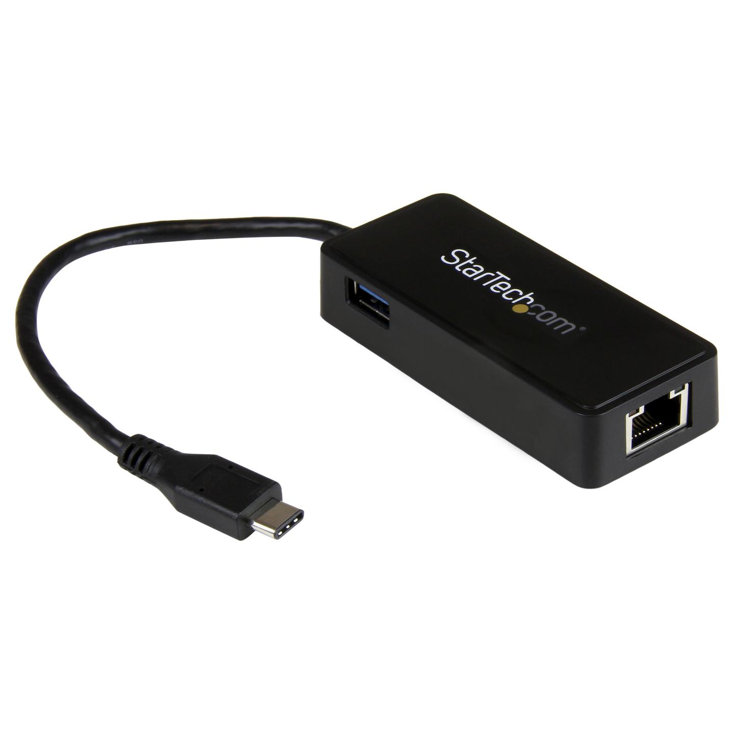 Adapter Rrjeti StarTech.com US1GC301AU, USB-C në RJ45 Gigabit, USB-A, 10/100/1000Mbps, USB 5Gbps - Zezë - 4