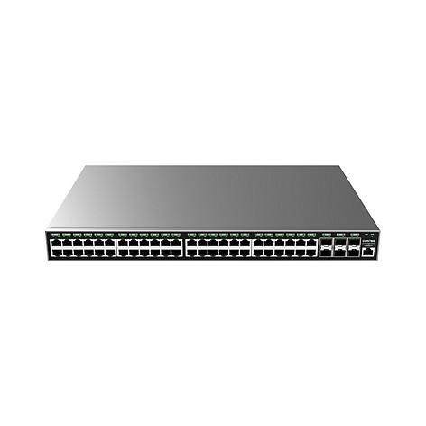 Switch Grandstream GWN7806P, 48× Gigabit Ethernet RJ45 PoE+, 6× SFP+ 10G, Layer 2+, Managed, 216Gbps, 400W PoE – Hiri - 4
