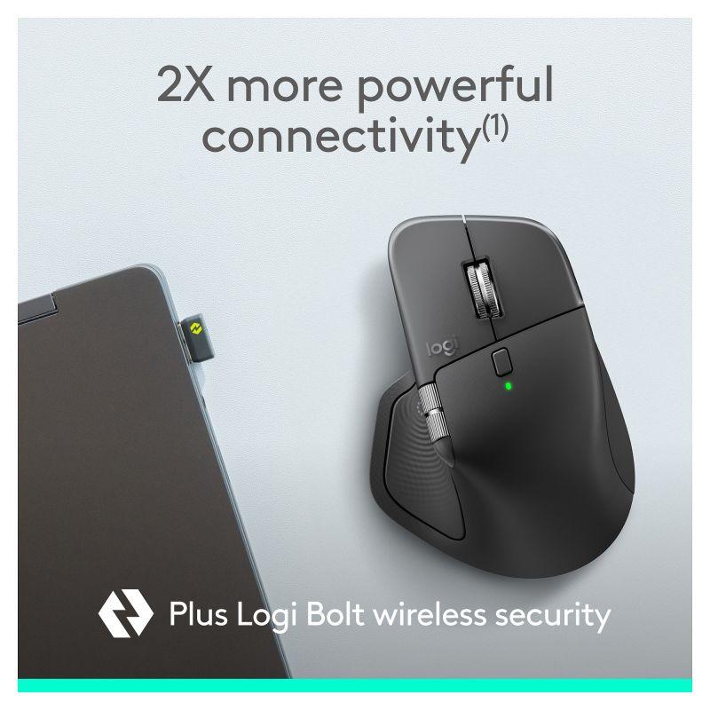 Maus pa Kabllo Logitech MX Master 4 for Business - Grafit - 4
