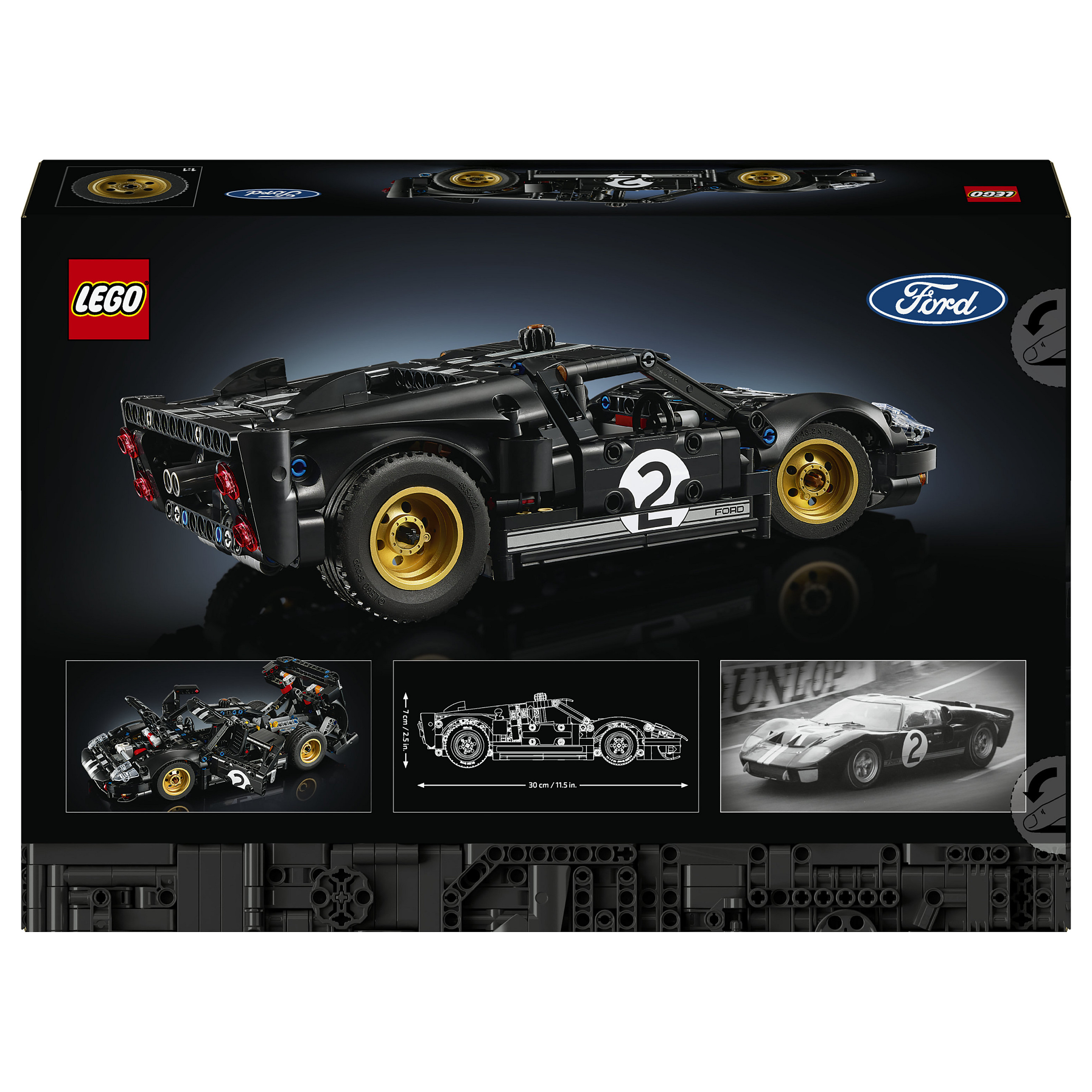 LEGO Technic 1966 Ford GT40 MKII Race Car 42223 - 6