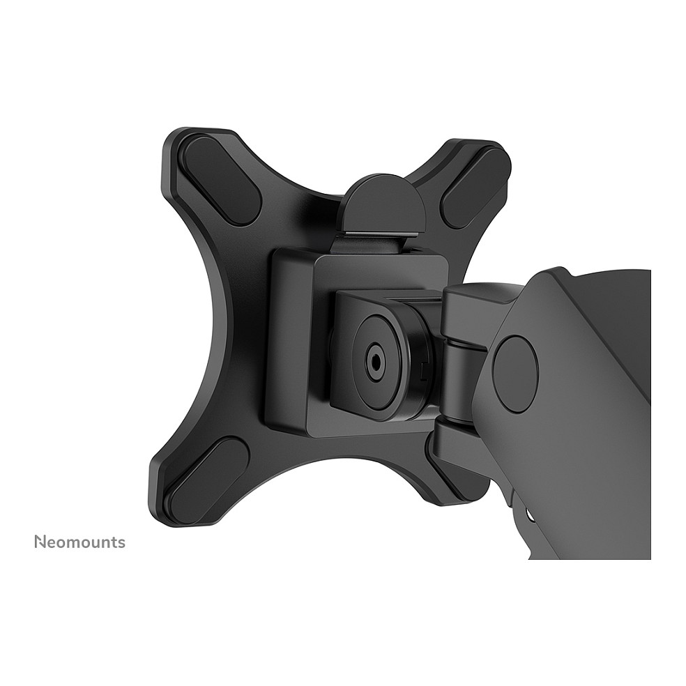 Mbajtëse për Monitor Neomounts / 2 Monitorë / 17"-35" / 18kg për Monitor / VESA 75x75-100x100 / Full Motion / Gas Spring / Tavolinë - Zezë - 9