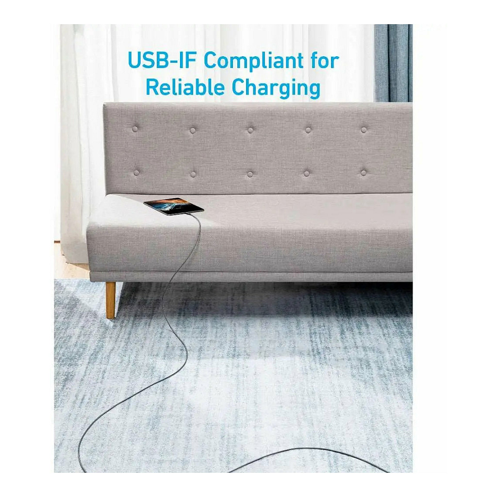 Kabllo Anker 322 / USB-C → USB-C / 1.8m – Zezë - 5