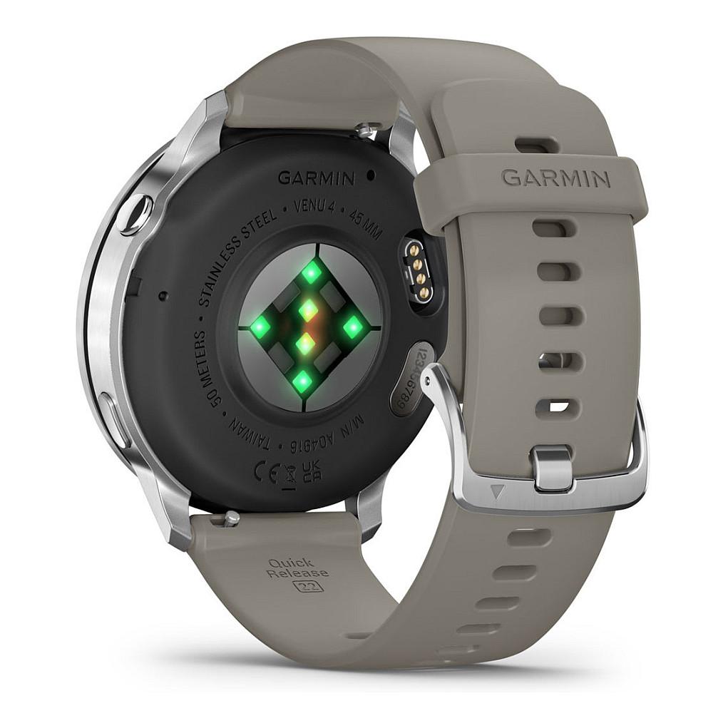Orë e mençur Garmin Venu 4 / 45mm / AMOLED / GPS / Bluetooth / Wi-Fi / 8GB - Gri/Argjend - 5