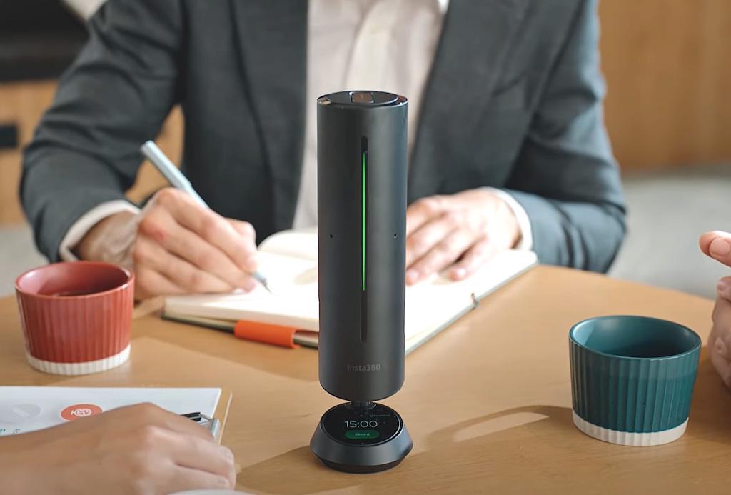 Aksesor për Konferencë Insta360 Wave for Business / 8 Mikrofonë / AI Recording / Bluetooth / USB - Zezë - 4