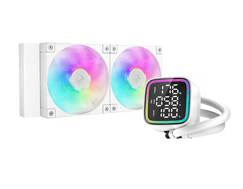 Ftohës për Procesor DeepCool LD240, 240mm, 2x120mm, 600-2400RPM, AIO, LCD - Zezë