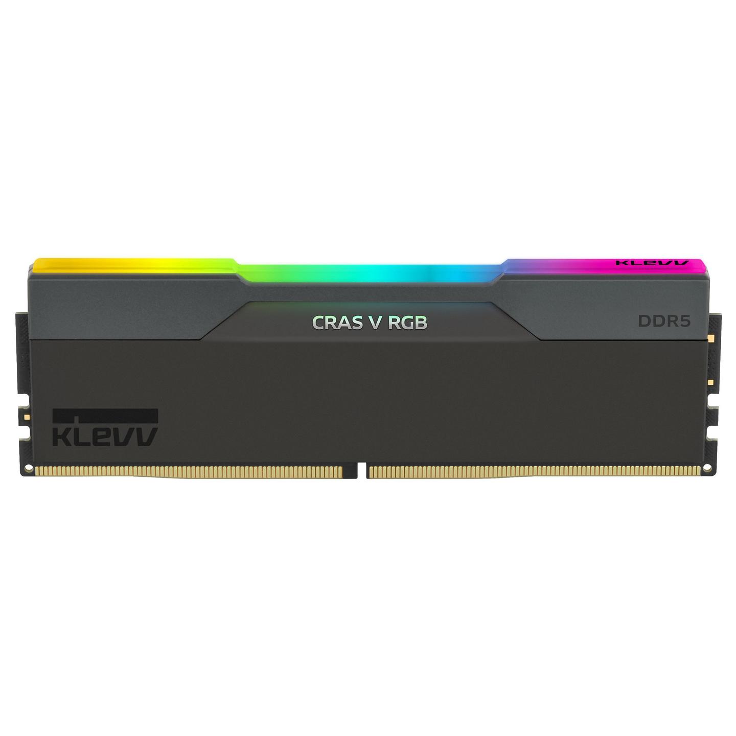 Memorie DDR5 KLEVV CRAS V RGB, 32GB (2x16GB), 6400MT/s, CL30, AMD EXPO, Intel XMP, RGB - Zezë - 2
