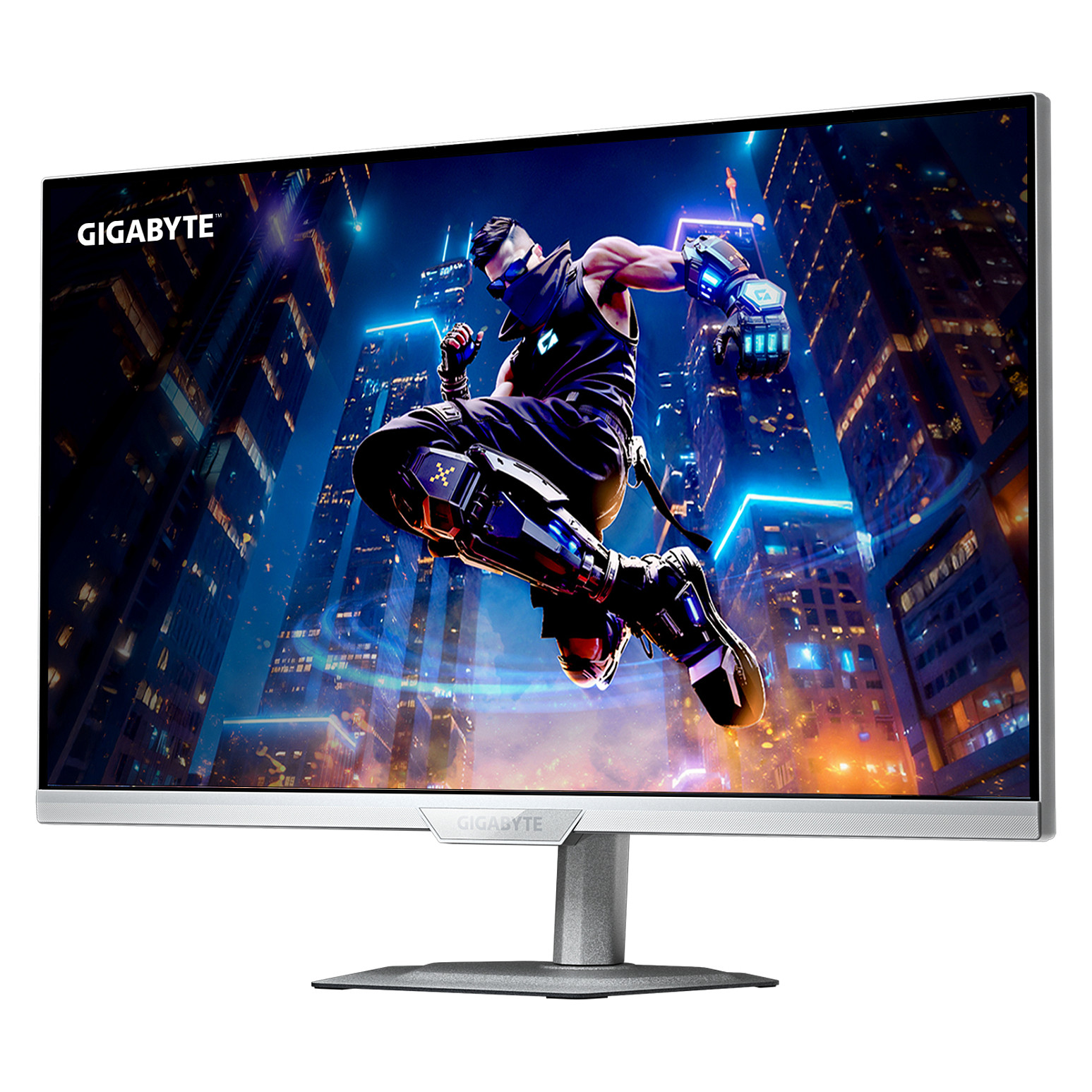Monitor Gaming Gigabyte M27UP ICE / 27" / 4K UHD SS IPS / 160Hz / 1ms / HDMI+DisplayPort+USB-C - Bardhë - 2