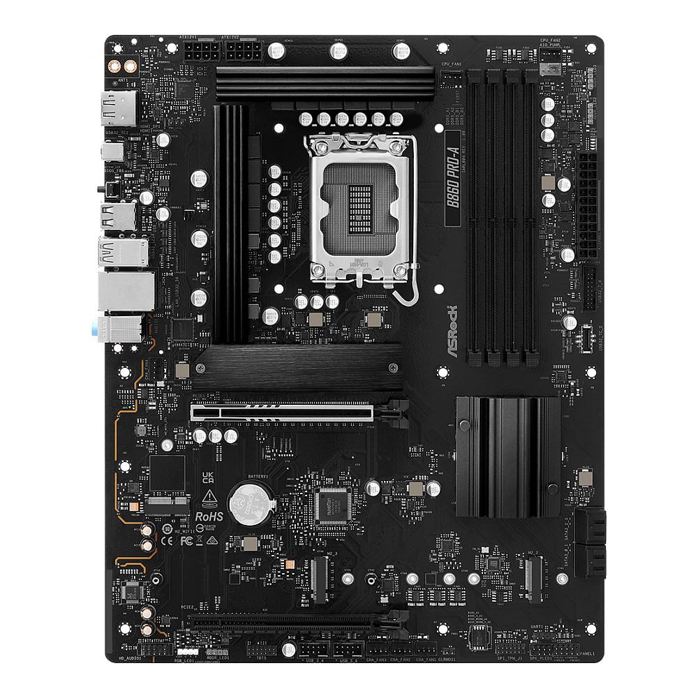 Pllakë Amë ASRock B860 Pro-A / Intel LGA1851 / B860 / DDR5 / ATX / M.2 / SATA III / 2.5GbE LAN - 3
