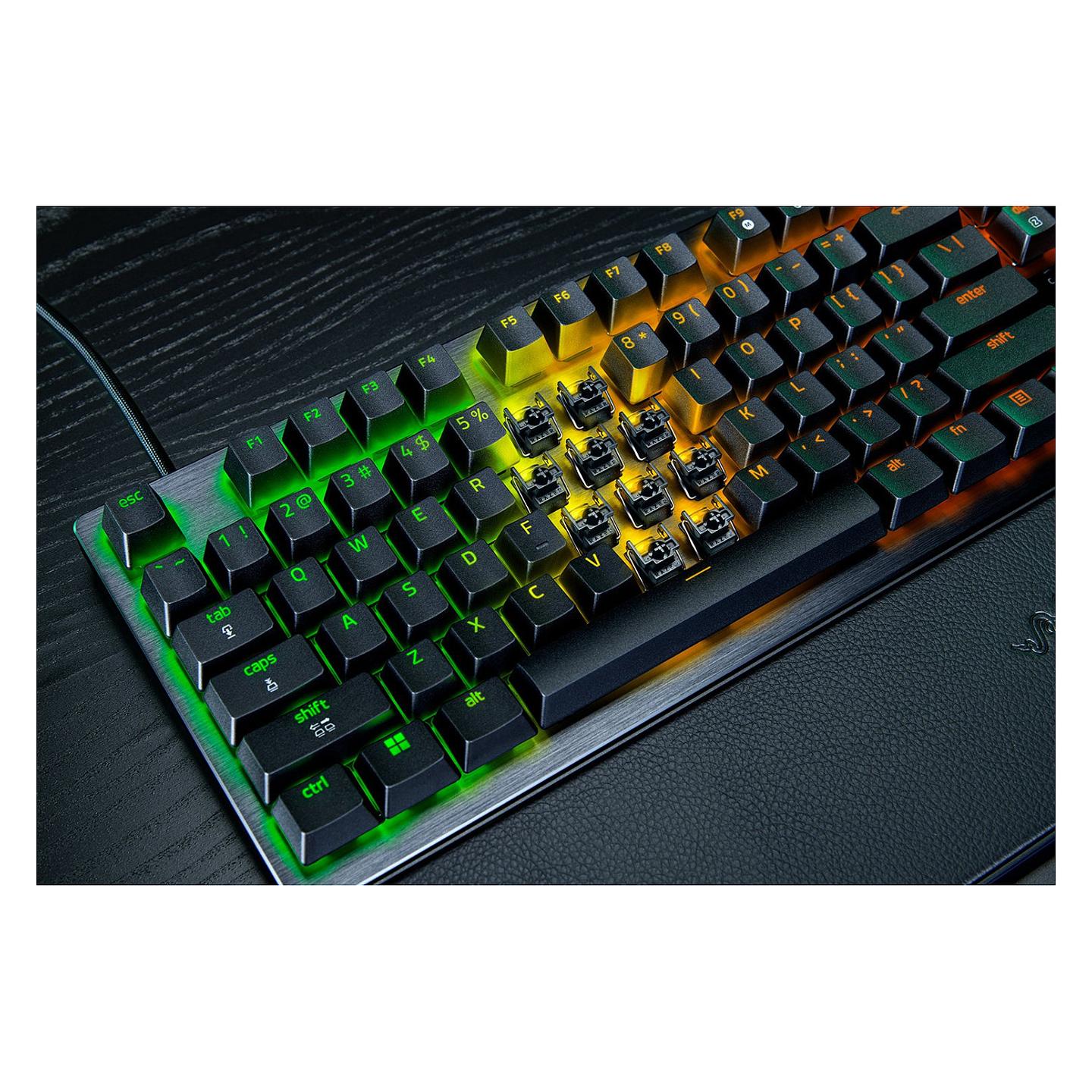 Tastierë Gaming Razer Huntsman V3 Pro 8KHz / Wired / Full-Size / Analog Optical Gen-2 / Rapid Trigger / 8000 Hz / RGB / USB-C – Zezë - 6