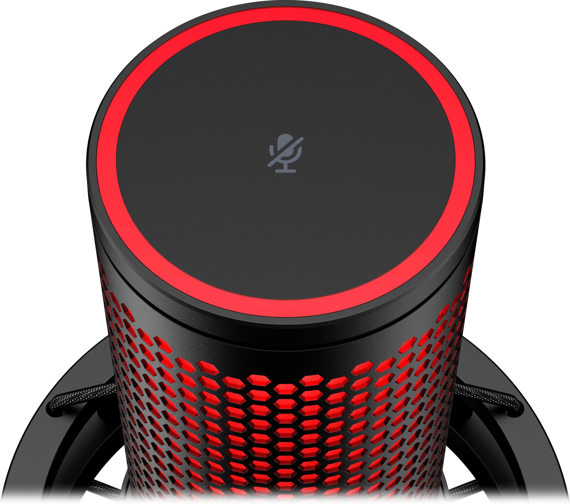 Mikrofon HyperX QuadCast 2 / 20Hz - 20kHz / -7.5dB / USB-C/3.5mm - Zezë / Kuqe - 3