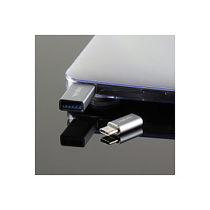 Adapter USB LogiLink AU0042 / USB-C mashkull në USB-A femër / USB 3.2 Gen 1 / 5 Gbit/s / OTG / 15W - Argjend - 6