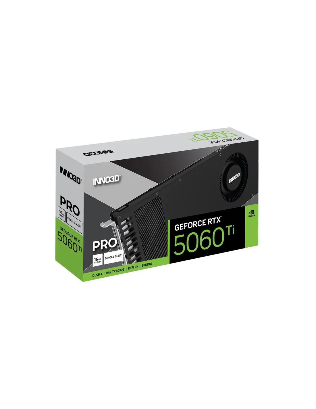 Kartelë Grafike INNO3D NVIDIA GeForce RTX 5060 Ti PRO, 16GB GDDR7, 128-bit, 2572MHz, PCIe 5.0 - 2