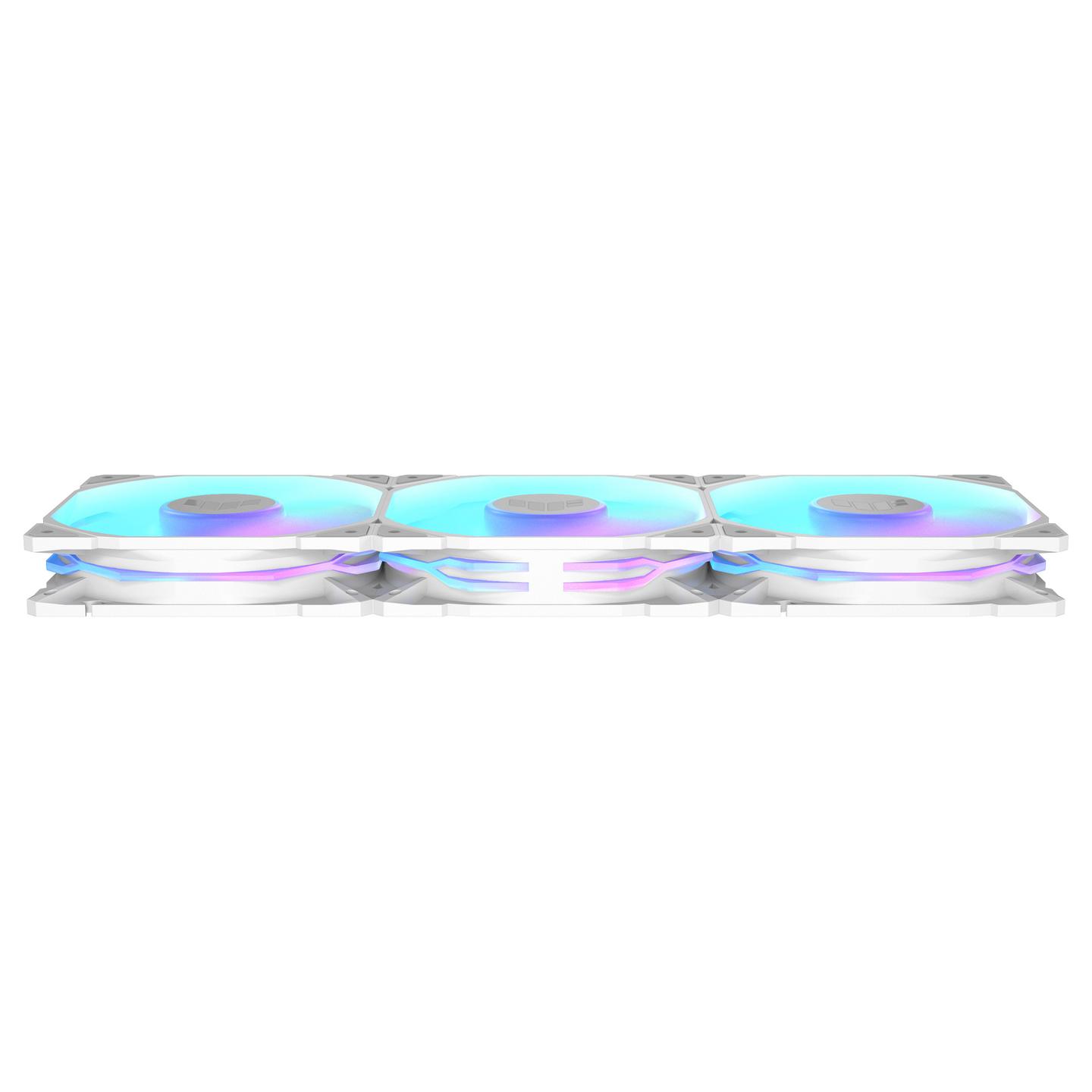 Ftohës për Kasë 120mm ASUS TUF Gaming TR120 ARGB 3-Pack – Bardhë - 9