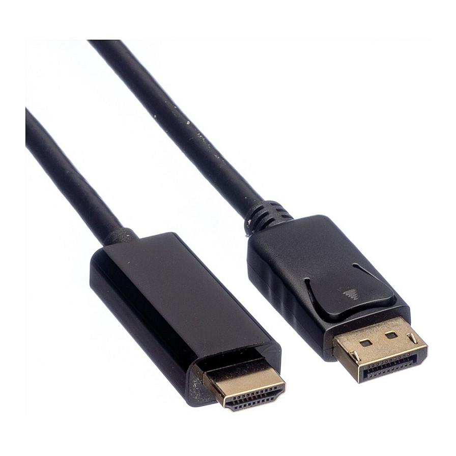 Kabllo DisplayPort ROLINE 11.04.5786 / DisplayPort në HDMI / 2m / 4K - Zezë - 3