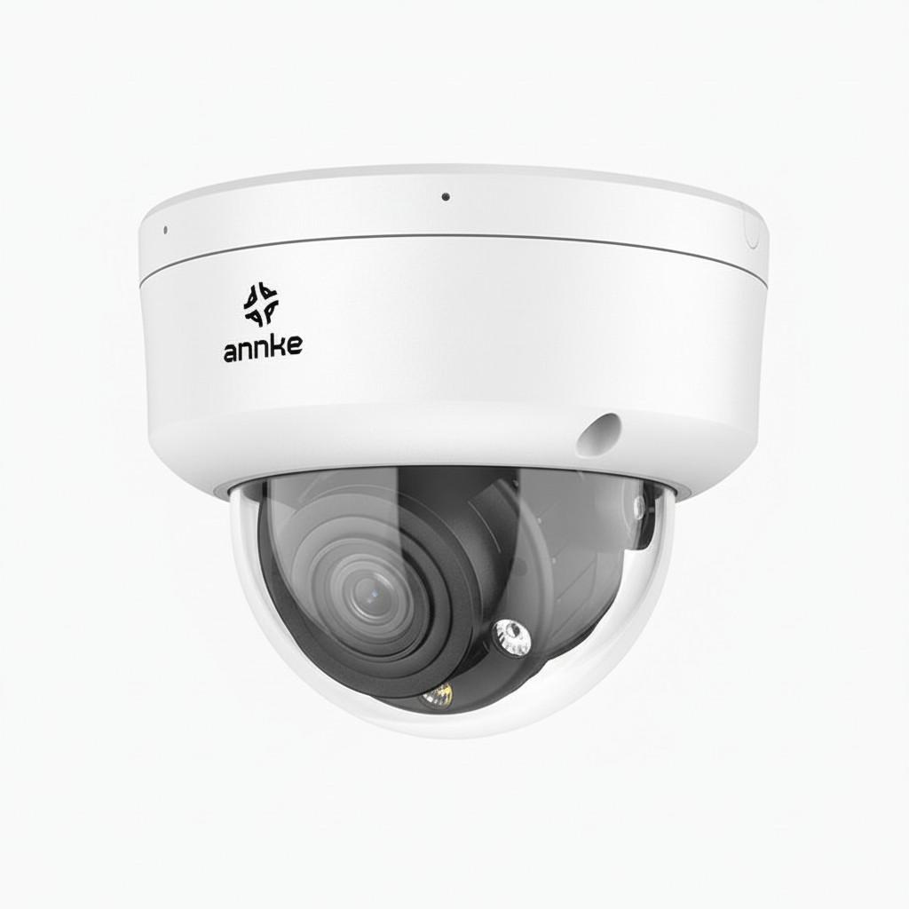Kamerë Sigurie IP CCTV ANNKE I91DQ, 4K 8MP, 2.8–12 mm, 4x, 106°–35.6°, IR 30 m, PoE, IP67, IK08 - Bardhë