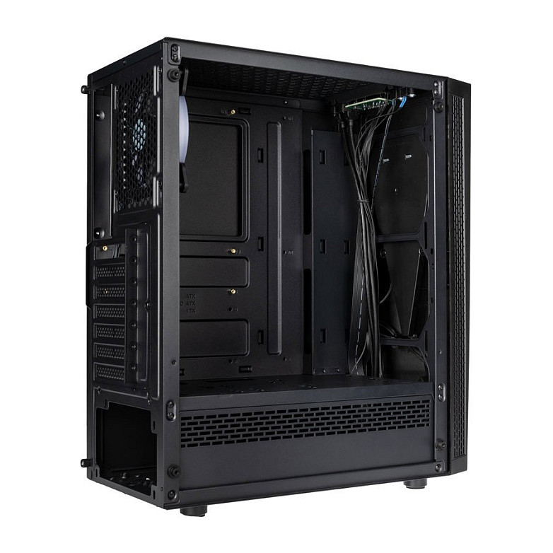 Kasë PC Kolink Void RGB / Midi Tower / ATX / 1x 120mm ARGB Fan / Tempered Glass - Zezë - 7