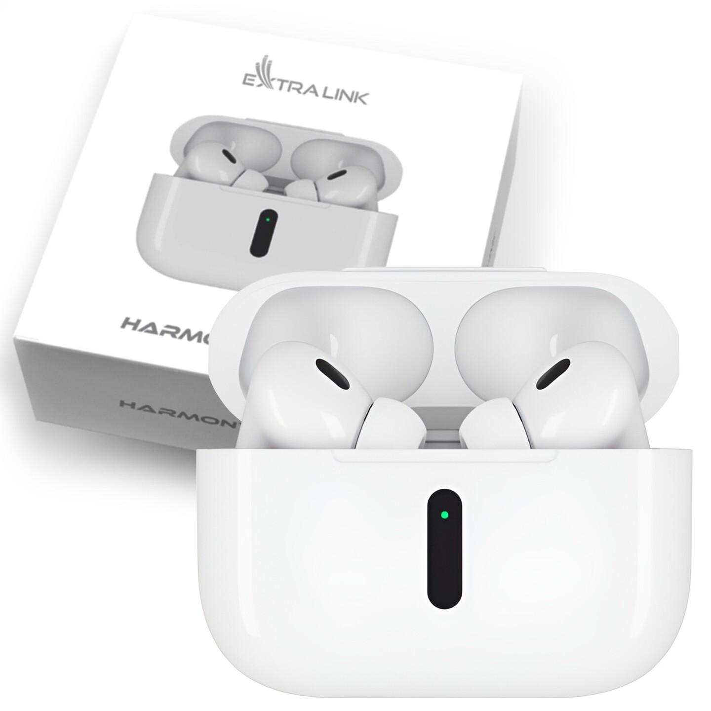 Kufje pa Kabllo Extralink Lifestyle HarmonySound V1.0, Bluetooth 5.3, 13mm, IPX4 - Bardhë - 4