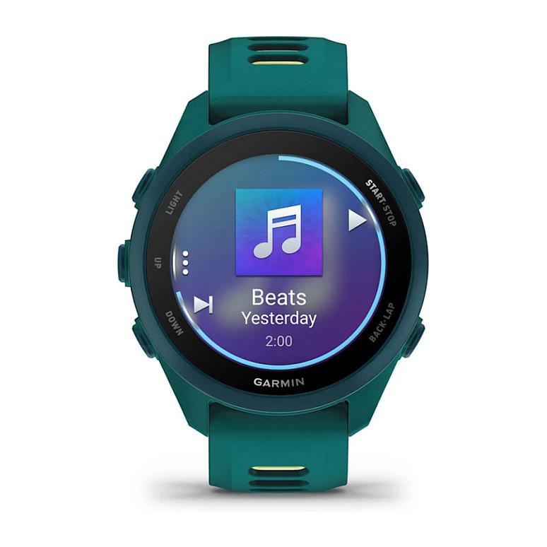 Orë e mençur Garmin Forerunner 170 Music, 42.6mm, 1.2", AMOLED, GPS, Muzikë – Gjelbër/Verdhë - 3