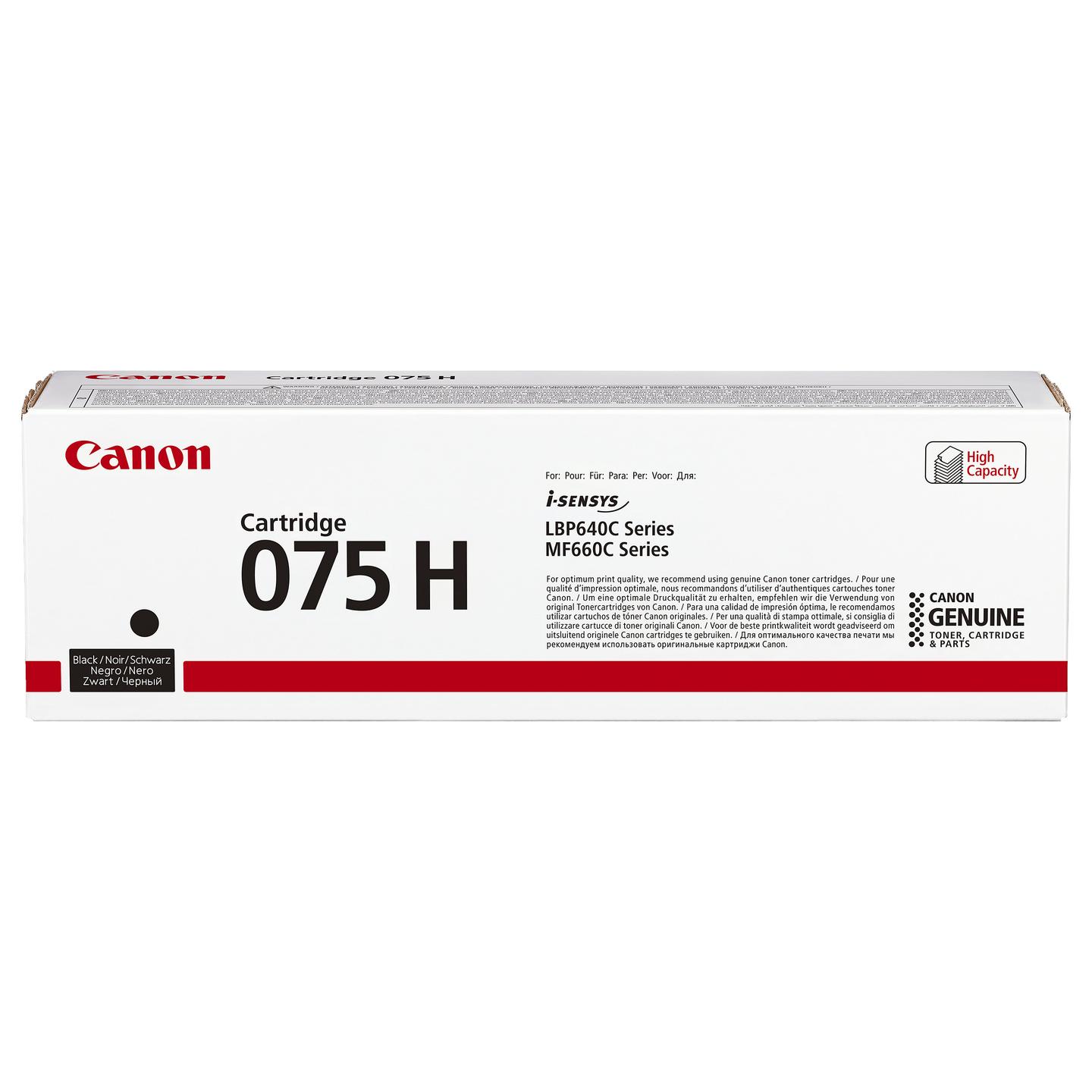 Toner Canon 075H, 3,500 faqe - Zezë