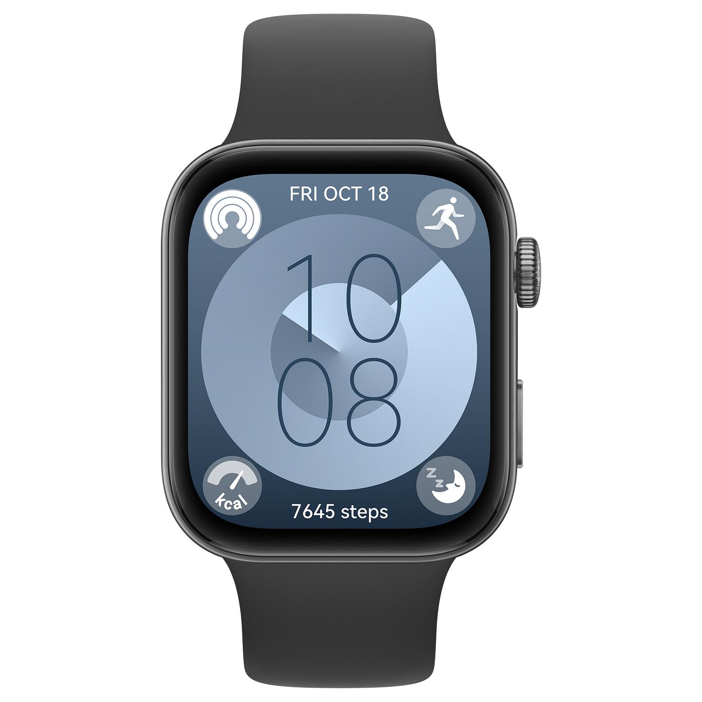 Orë e Mençur Huawei WATCH Fit 3 / AMOLED 1.82" / GPS / Bluetooth/ Sportive / Monitorim Shëndeti - E Zezë - 3