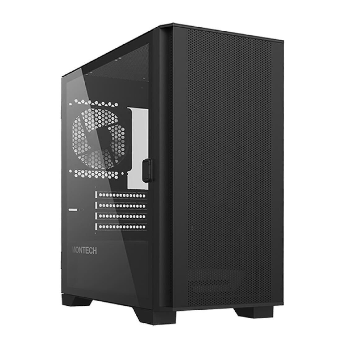 KasĂ« PC Montech AIR 100 LITE / Mini Tower / Micro-ATX / 2x 120mm Fan / Tempered Glass â ZezĂ«