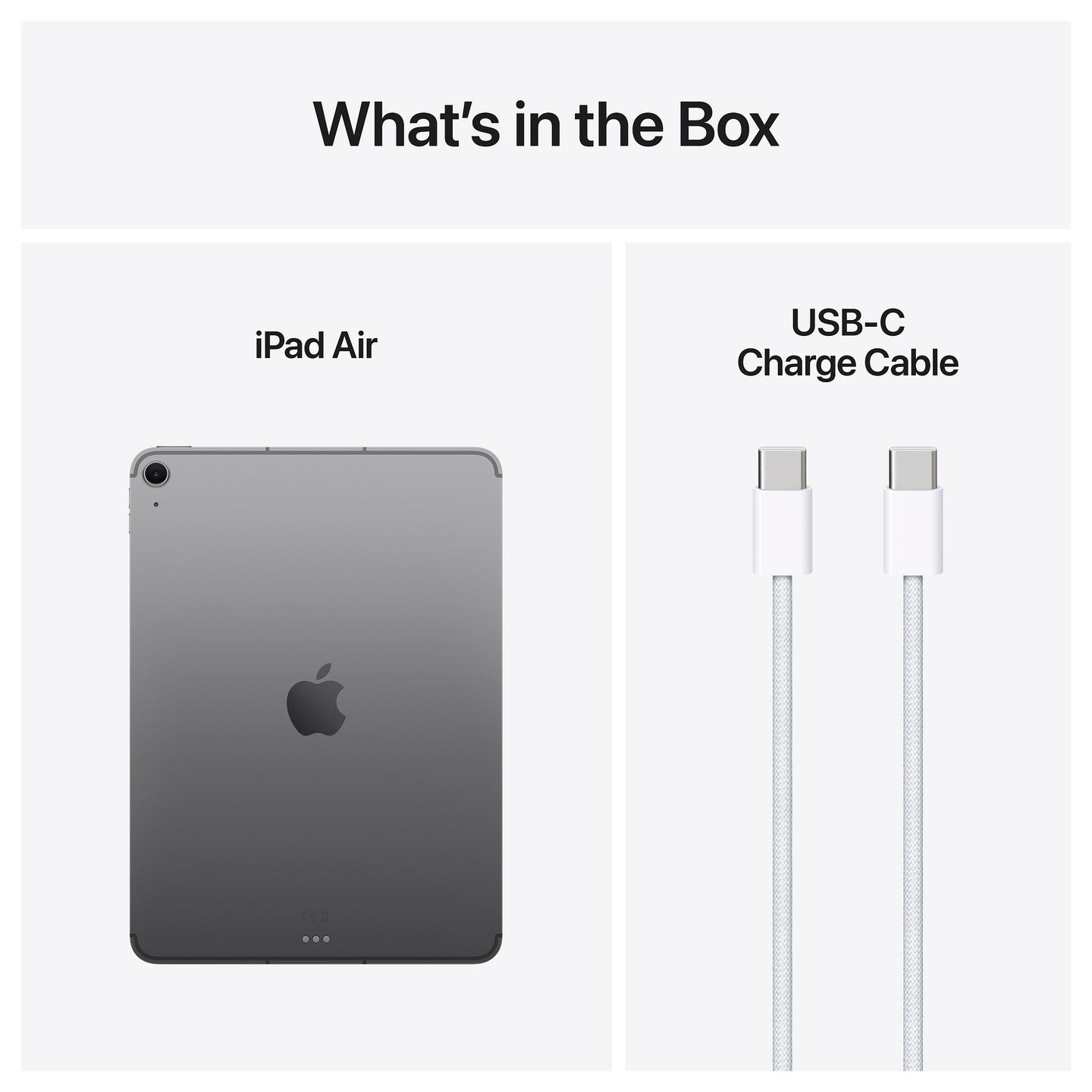 Apple iPad Air M3, 11", Wi-Fi + Cellular, 128GB - Space Grey - 10
