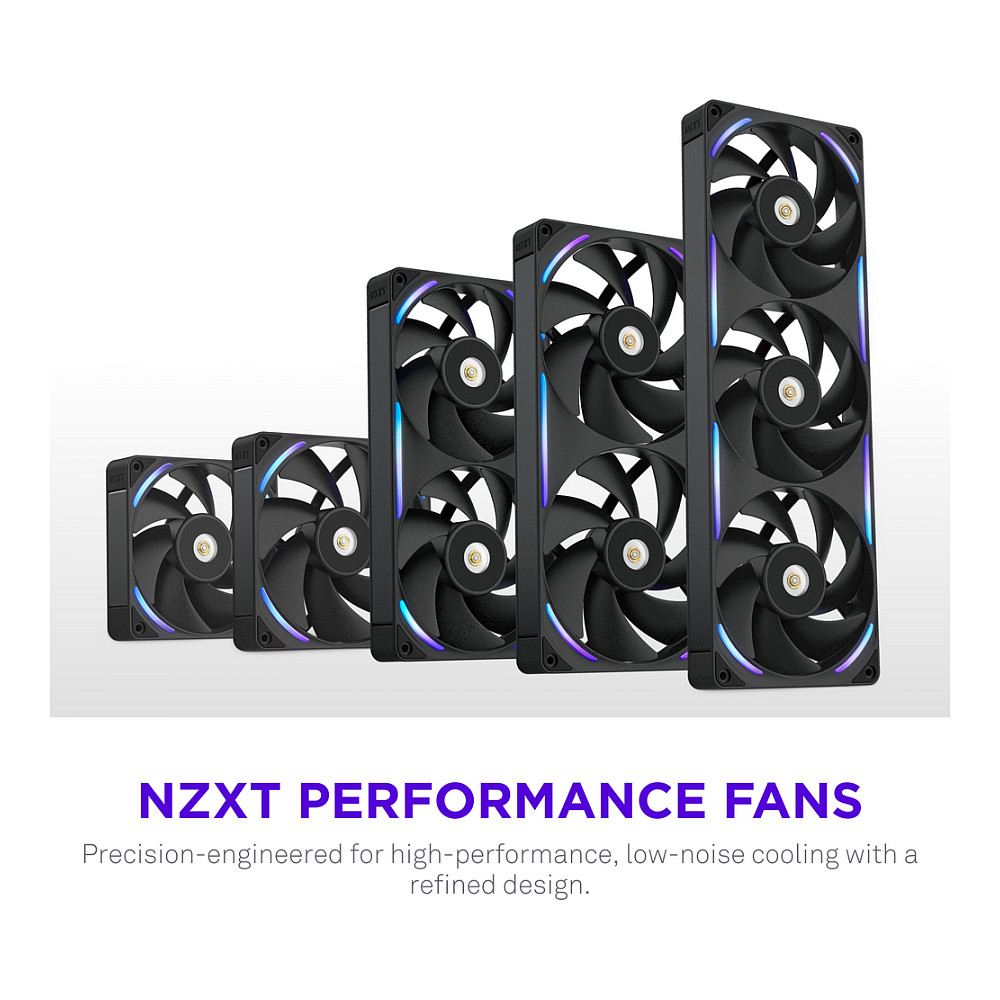 Ftohës për Kasë 280mm NZXT F280X RGB – Zezë - 3