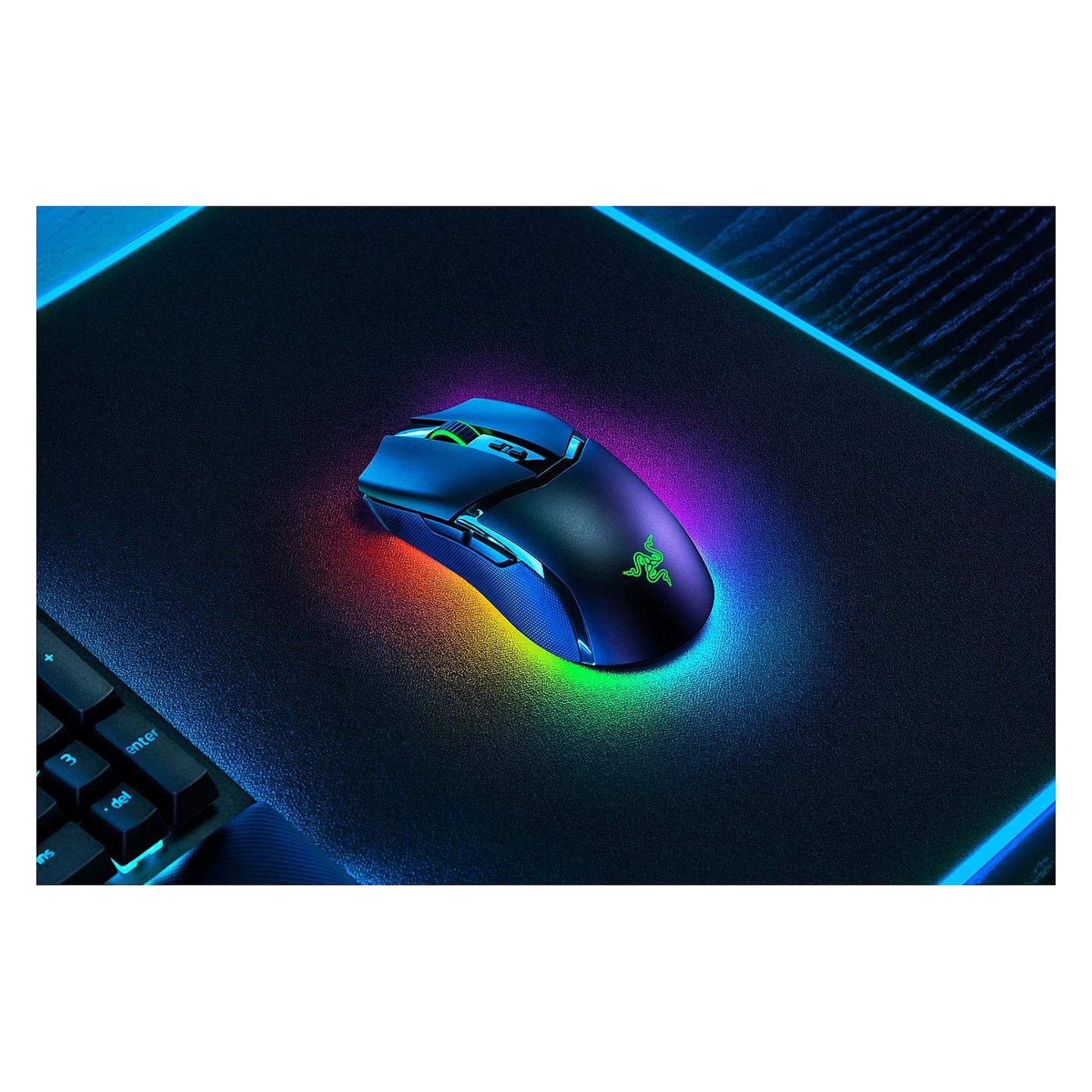 Maus Gaming pa Kabllo Razer Cobra Pro, Wireless 2.4GHz + Bluetooth, 30000 DPI, 8 Butona, 77g, RGB - Zezë - 7