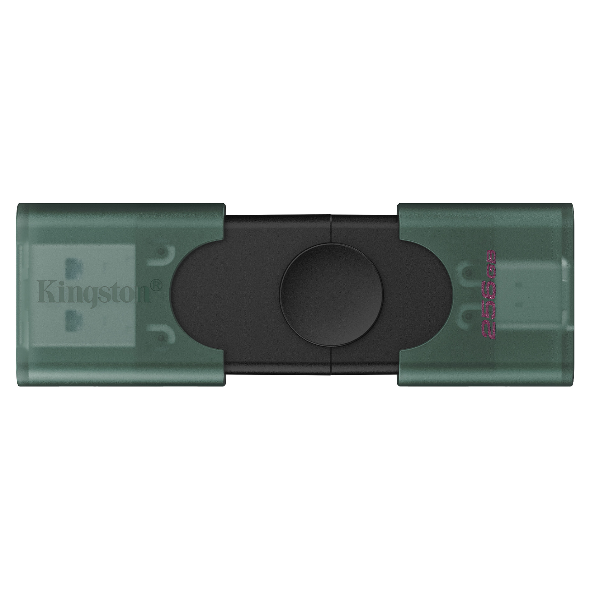 USB Flash Drive Kingston Technology DataTraveler Duo G2 / 256GB / USB Type-A + USB Type-C / USB 3.2 Gen 1 - Zezë/Gjelbër - 2
