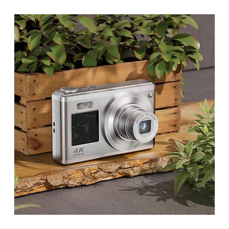 Kamerë digjitale AgfaPhoto Realishot C130, 24MP, Sony IMX458, 10x Optical Zoom, 4x Digital Zoom, 2.8", 4K UHD – Argjend - 4