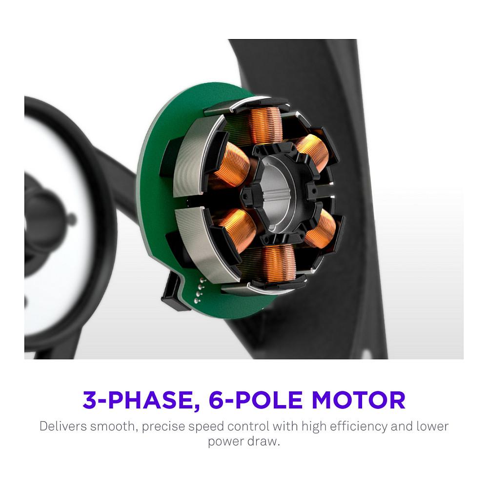 Ftohës për Kasë NZXT F240X / 240mm / 3100 RPM / PWM / RGB – Zezë - 9