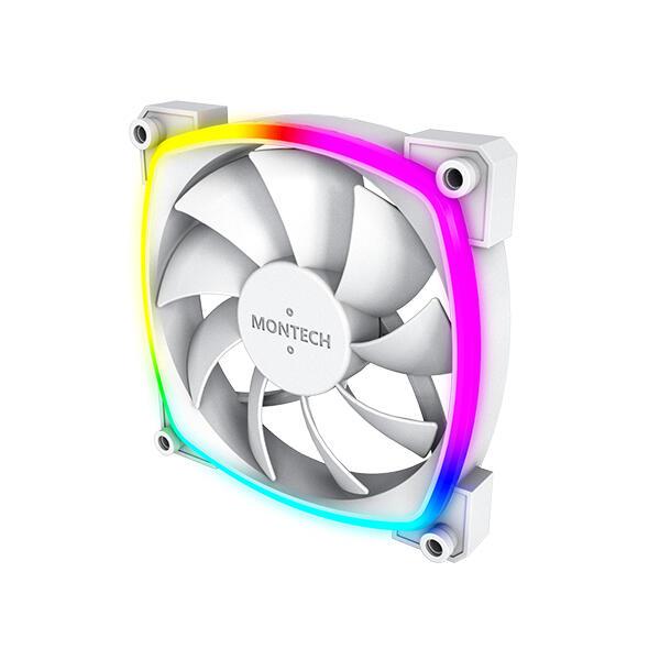 Ftohës për Kasë Montech AX120 PWM / 120mm / 800-1600 RPM – Bardhë - 4