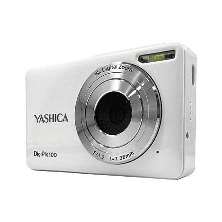 Kamerë digjitale Yashica DigiPix 100, 5–44MP, Full HD, 16x Zoom Digjital, 2.4", ISO 100–3200, microSD, USB-C - Bardhë - 2