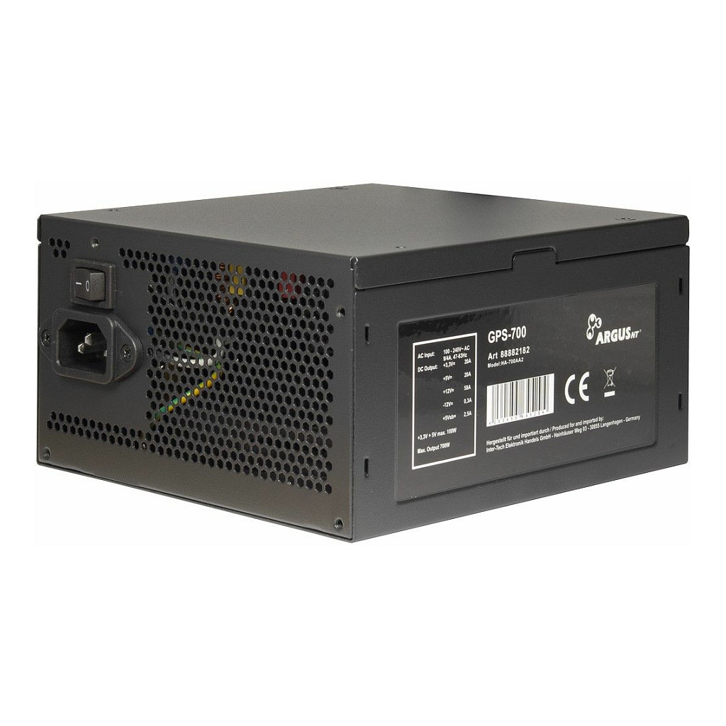 Furnizues Energjie Inter-Tech ArgusNT GPS-700 / 700W / ATX / 80 PLUS Gold / Non Modular – Zezë - 3