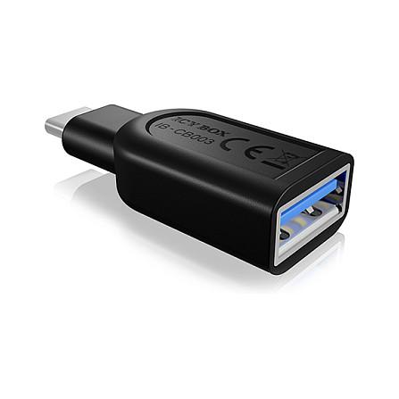 Adapter ICY BOX IB-CB015 / USB-A Mashkull → USB-C Femër / USB 3.1 Gen 2 / 10 Gbit/s - Zezë - 6
