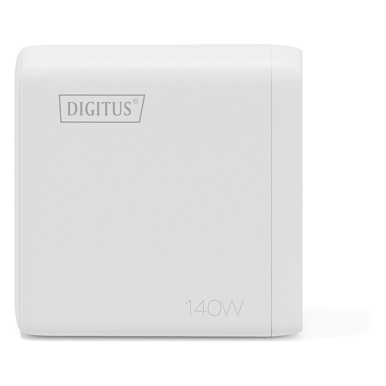 Adapter Digitus DA-10305 / 140W / GaN / 3x USB-C + 1x USB-A / Fast Charging - Bardhë - 7