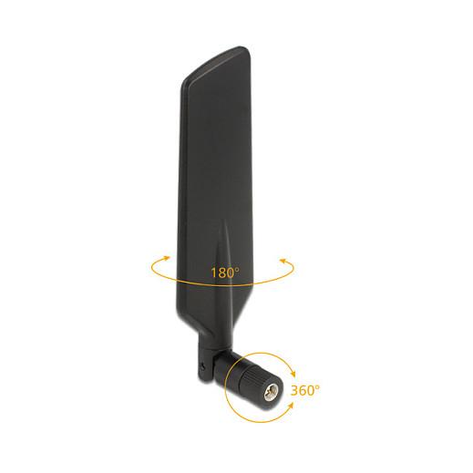 Antena pĂ«r rrjet Delock 12408, LTE/WLAN 2.4/5GHz, 1â4dBi, Omnidireksionale, SMA Male - ZezĂ« - 2