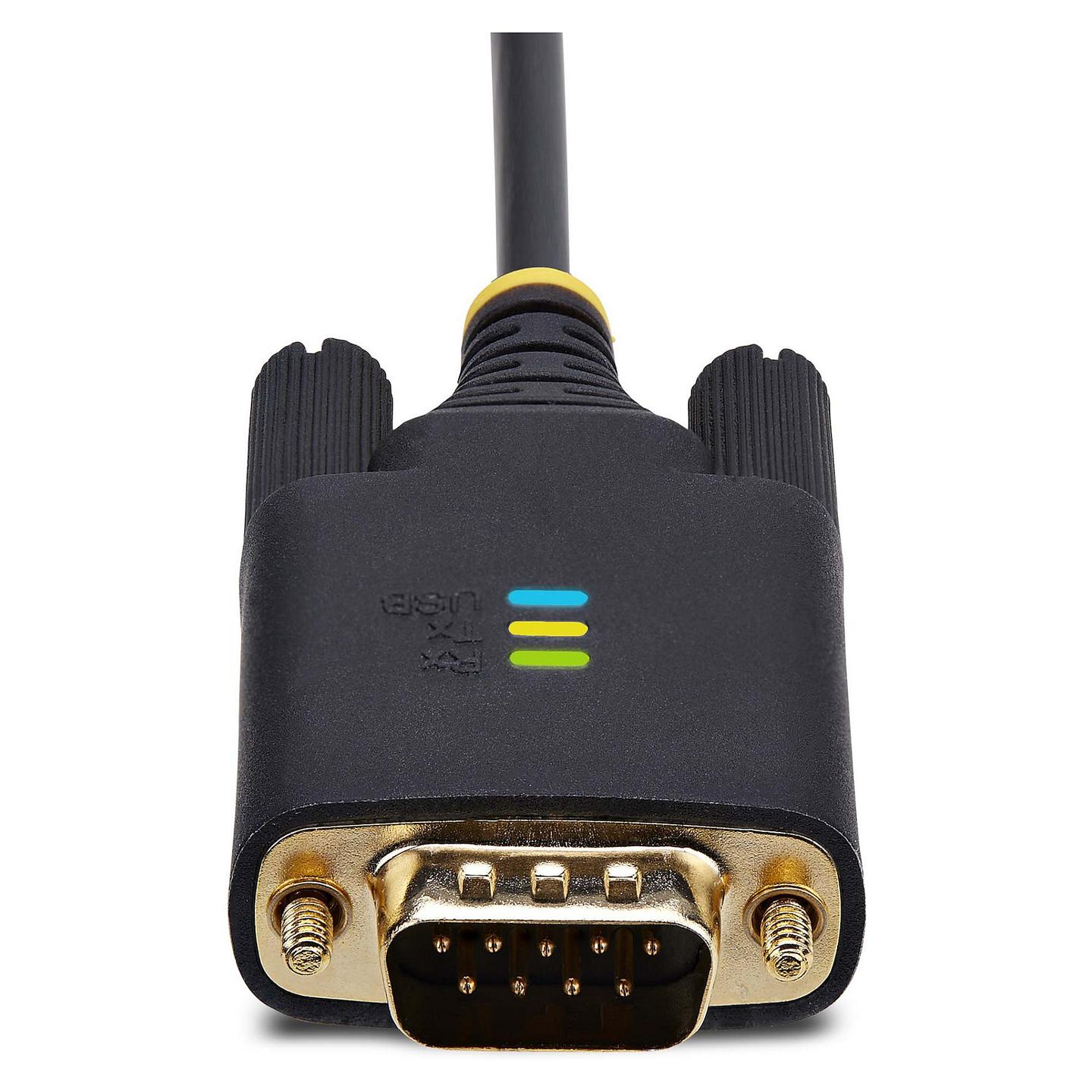Kabllo USB StarTech.com 1P6FFC-USB-SERIAL / USB-A në DB9 RS-232 / FTDI FT232R / USB 2.0 / 921.6 Kbps / 2 m - Zezë - 4